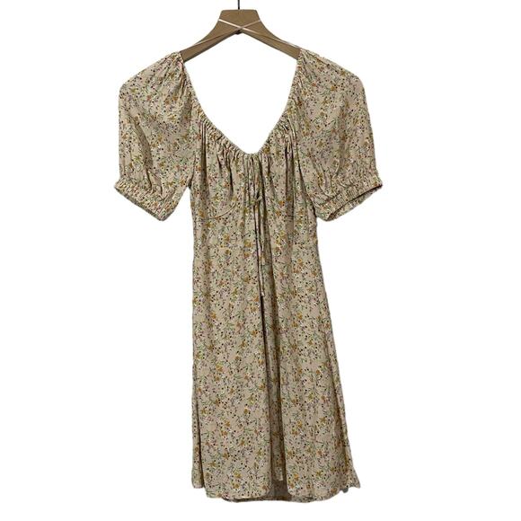 Sophie Rue Floral Puff Sleeve Mini Dress - Small - Picture 4 of 11